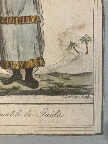Gravure Portrait  XVIIIe Jacques Grasset 1780 Femme De Qualité De Juida