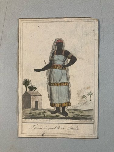 Gravure Portrait  XVIIIe Jacques Grasset 1780 Femme De Qualité De Juida