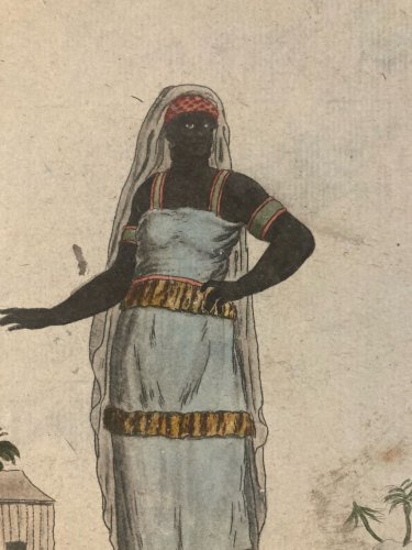 Gravure Portrait  XVIIIe Jacques Grasset 1780 Femme De Qualité De Juida