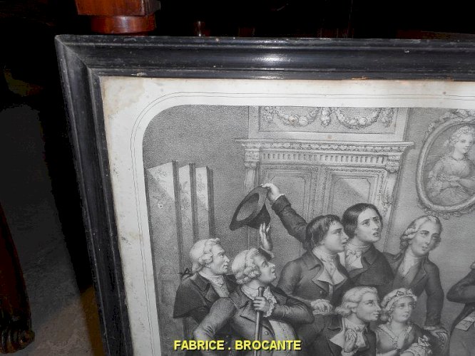 GRAVURE ROUGET DE L'ISLE LA MARSEILLAISE