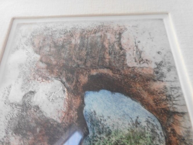 GRAVURE SOUS CADRE ATLIHUAYAN