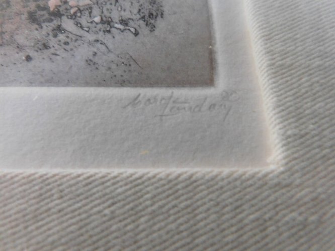 GRAVURE SOUS CADRE ATLIHUAYAN