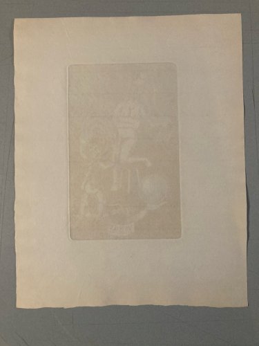 gravure Surréaliste Signé A Identifier 1980 Surréalisme XXe Femme Art