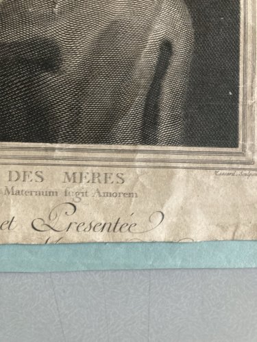 Gravure vierge À L Enfant Jesus Xviiie Religion Marie Jean Massard