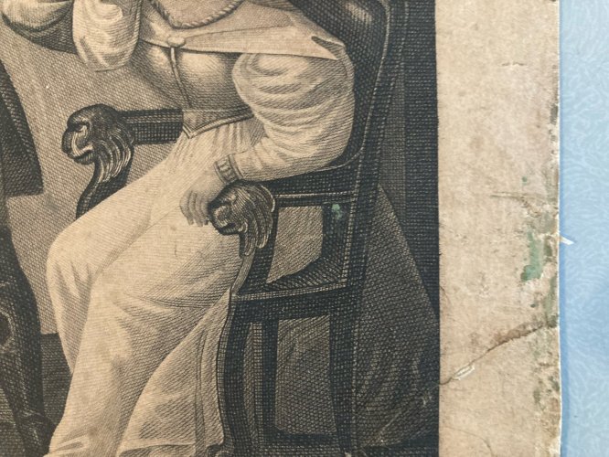 Gravure XIXe Mort De Napoleon 2 A identifier Art, Ancien Histoire Personnalité