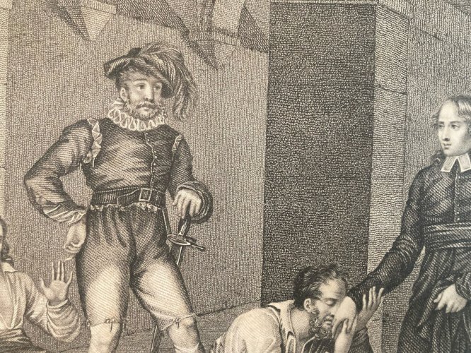 Gravure XIXe Saint Vincent De Paul Paule Old a identifier Art Ancien Etching