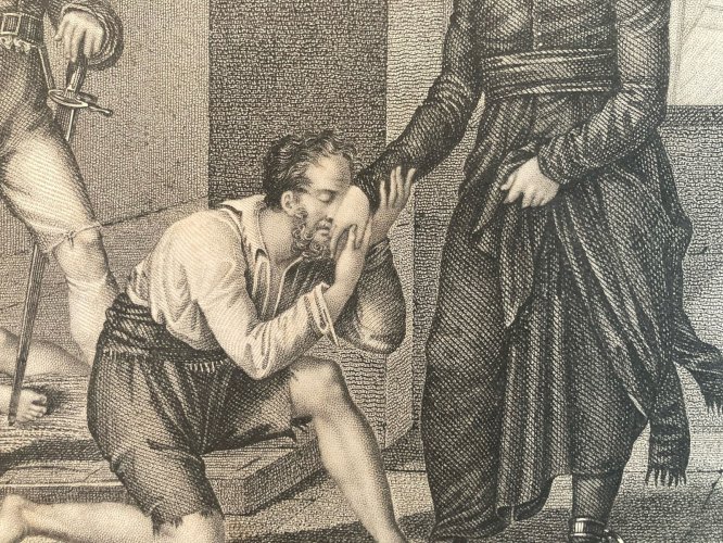 Gravure XIXe Saint Vincent De Paul Paule Old a identifier Art Ancien Etching