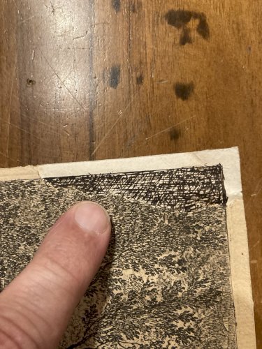 Gravure  XVIIe Herman van Swanevelt Groupe D Arbres Ancien 1630 Arbre Art