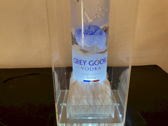 Grey Goose enseigne lumineuse Light Up Bottle Stand