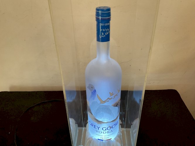 Grey Goose enseigne lumineuse Light Up Bottle Stand