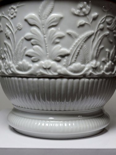 Gros cache pot/seau à champagne porcelaine Haviland Limoges repro St Cloud