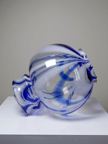 Gros globe de luminaire verre de Murano vintage années 60-70 attribué à Moretti