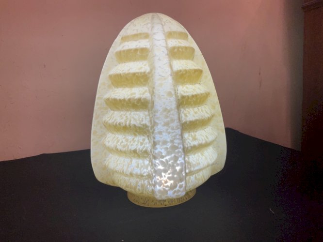 Gros GLOBE obus lustre PLAFONNIER ART DÉCO 1930 BUILDING SKYSCRAPER