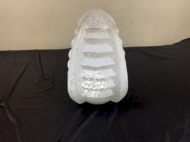 Gros GLOBE obus lustre PLAFONNIER ART DÉCO 1930 BUILDING SKYSCRAPER