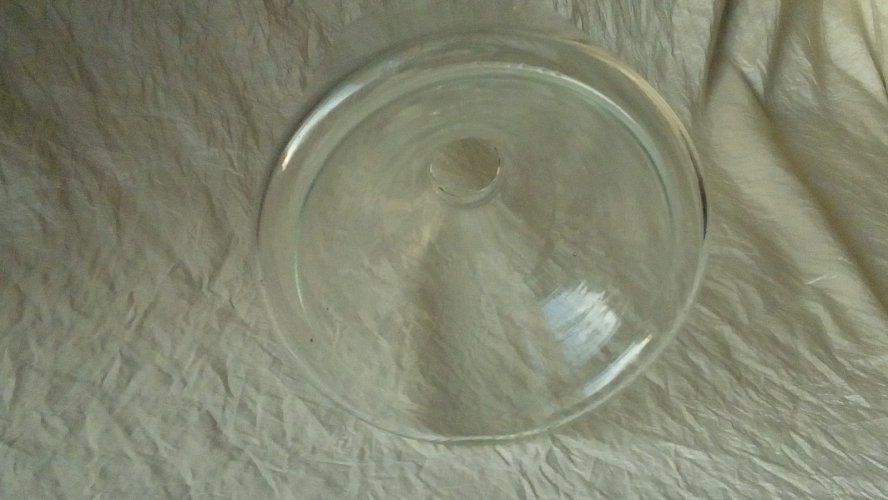 GROS GOBE MOUCHE PIEGE A GUÊPE EN VERRE SOUFFLE FIN 19 EME MODELE A SUSPENDRE*