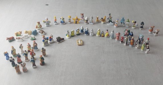 Large batch of tokens, various