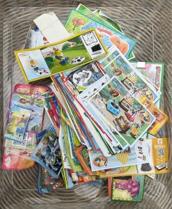 Large batch of Kinder technical sheets