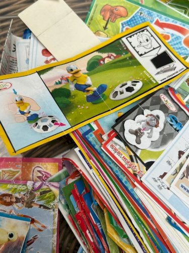 Gros lot de fiches techniques Kinder