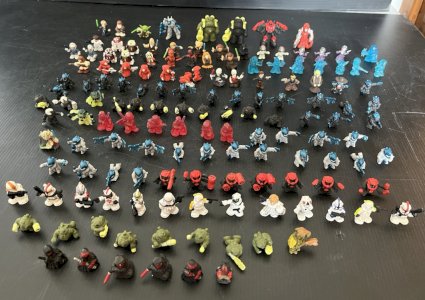 large lot of Star Wars Fighter Pods miniatures