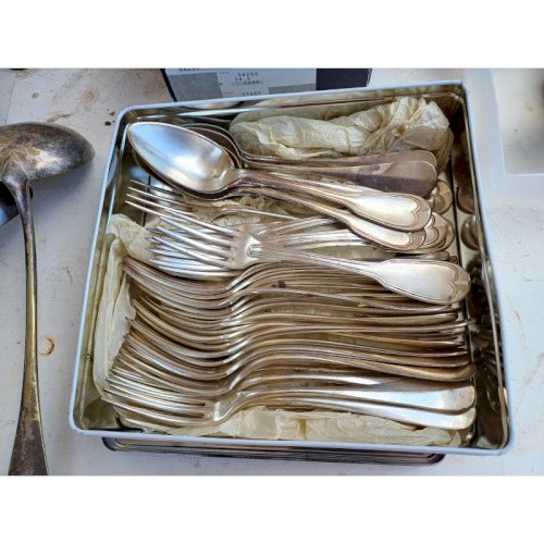 Gros Lot dépareillé de Métal Argenté et Vermeil