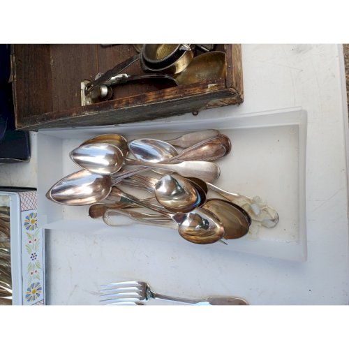 Gros Lot dépareillé de Métal Argenté et Vermeil