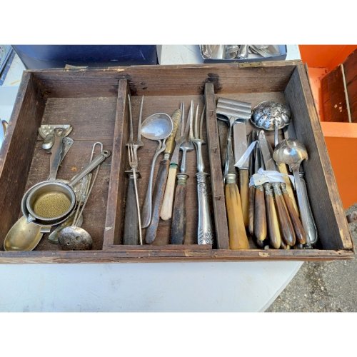 Gros Lot dépareillé de Métal Argenté et Vermeil