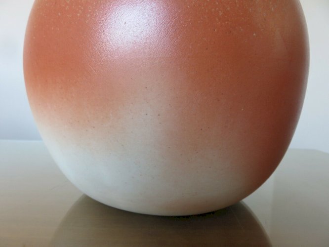 GROS PIED DE LAMPE  BOULE  EN CERAMIQUE ANNEES 50 60 