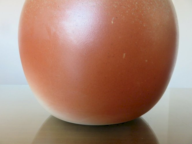 GROS PIED DE LAMPE  BOULE  EN CERAMIQUE ANNEES 50 60 