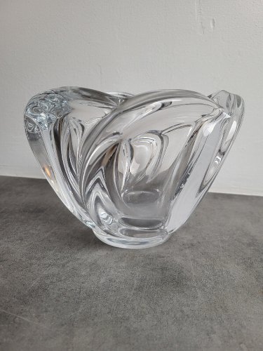 GROS VASE EN CRISTAL DE VANNES FRANCE
