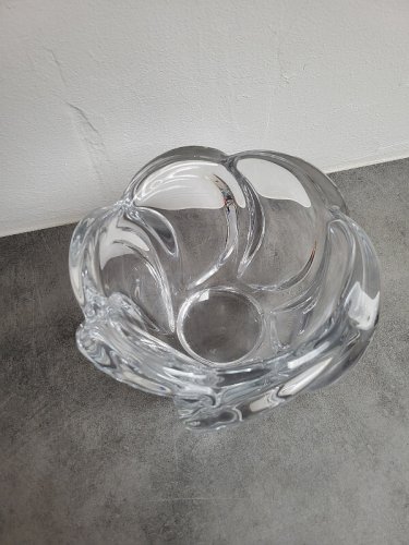 GROS VASE EN CRISTAL DE VANNES FRANCE