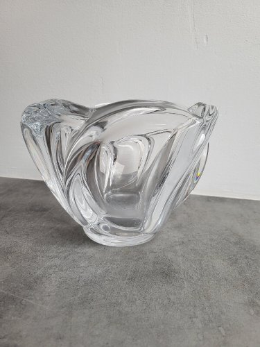 GROS VASE EN CRISTAL DE VANNES FRANCE