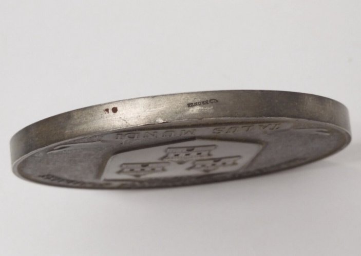 -GROSSE MEDAILLE BRONZE  TALMONT ST HILAIRE TALUS MUNID 1974 COLLECTION  D