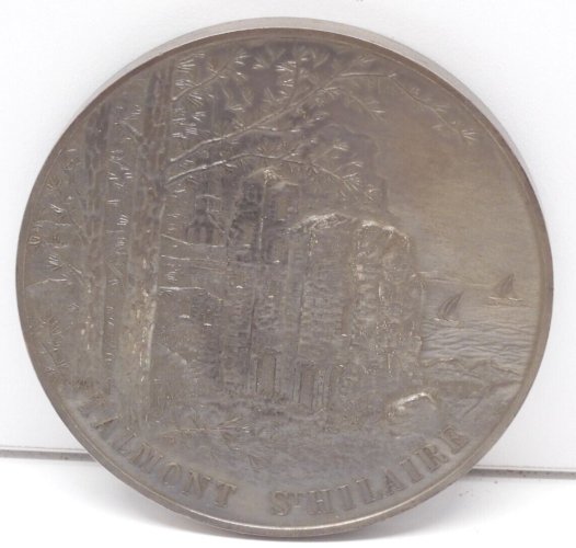 -GROSSE MEDAILLE BRONZE  TALMONT ST HILAIRE TALUS MUNID 1974 COLLECTION  D