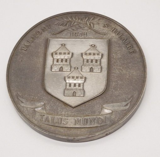 -GROSSE MEDAILLE BRONZE  TALMONT ST HILAIRE TALUS MUNID 1974 COLLECTION  D