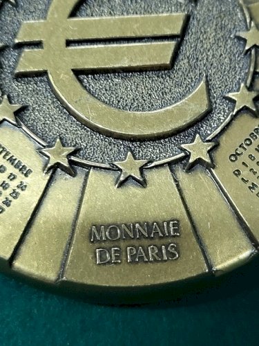 GROSSE MEDAILLE DE TABLE EN BRONZE SEMEUSE CALENDRIER 2000 N° 115