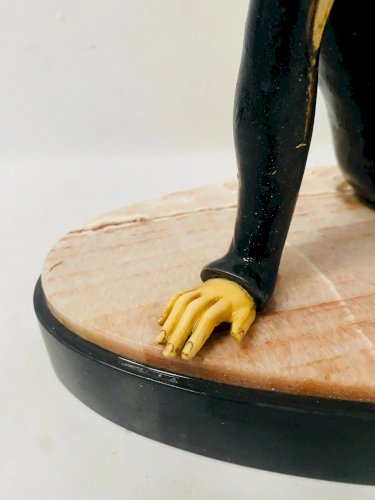 Groupe Art Déco en régule et marbre XX siècle