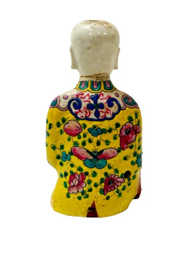 Groupe en porcelaine polychrome " Le Siffleur " XX siècle