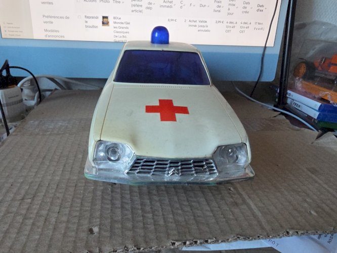 GS Citroen Ambulance  mont blanc avec boite ,pour pieces