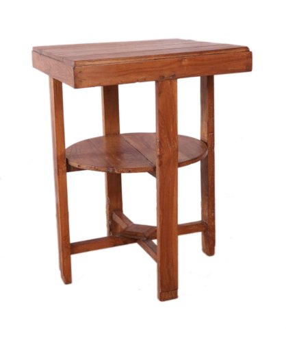 Guéridon Art déco en teck birman