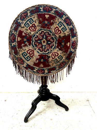 Guéridon Basculant Napoléon III en bois noirci XIX siècle