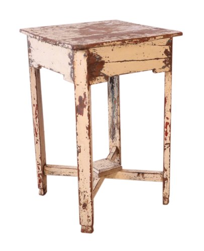 Guéridon - chevet en teck birman