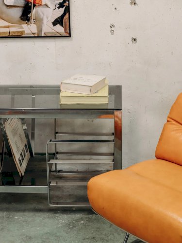 Gustave, le buffet chromé en verre N°381