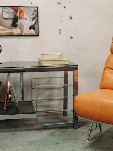 Gustave, le buffet chromé en verre N°381