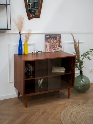 Gustave, le buffet en bois vitré N°444