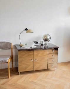 Gustave, the mirrored and marble sideboard No. 500