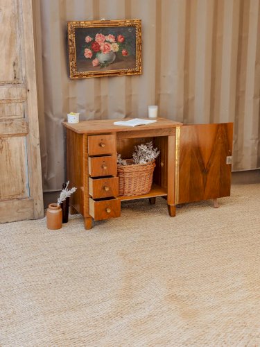 Gustave, le buffet en placage de teck N°487