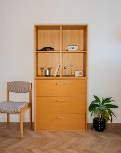 Gustave, le buffet modulable en bois clair N°504