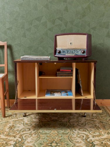 Gustave, le meuble vinyle verni en bois N°496