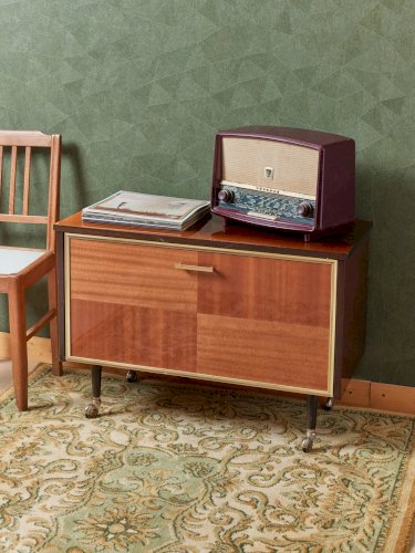 Gustave, le meuble vinyle verni en bois N°496