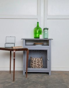 Guy, the gray wooden pantry No. 24